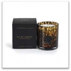 CEDAR LEAF and HINOKI CYPRESS Zodax Apothecary Guild Opal Glass Gift Boxed Scented Jar Candle - 11 oz