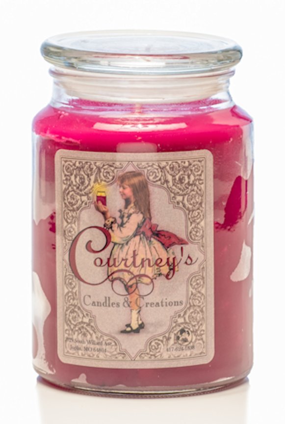 Roses - Courtneys Candles Maximum Scented 26oz Large Jar Candle