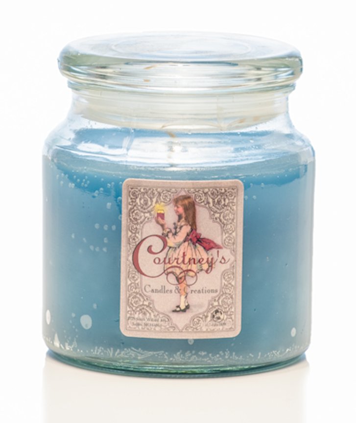 Clean Cotton - Courtneys Candles Maximum Scented 16oz Medium Jar Candle