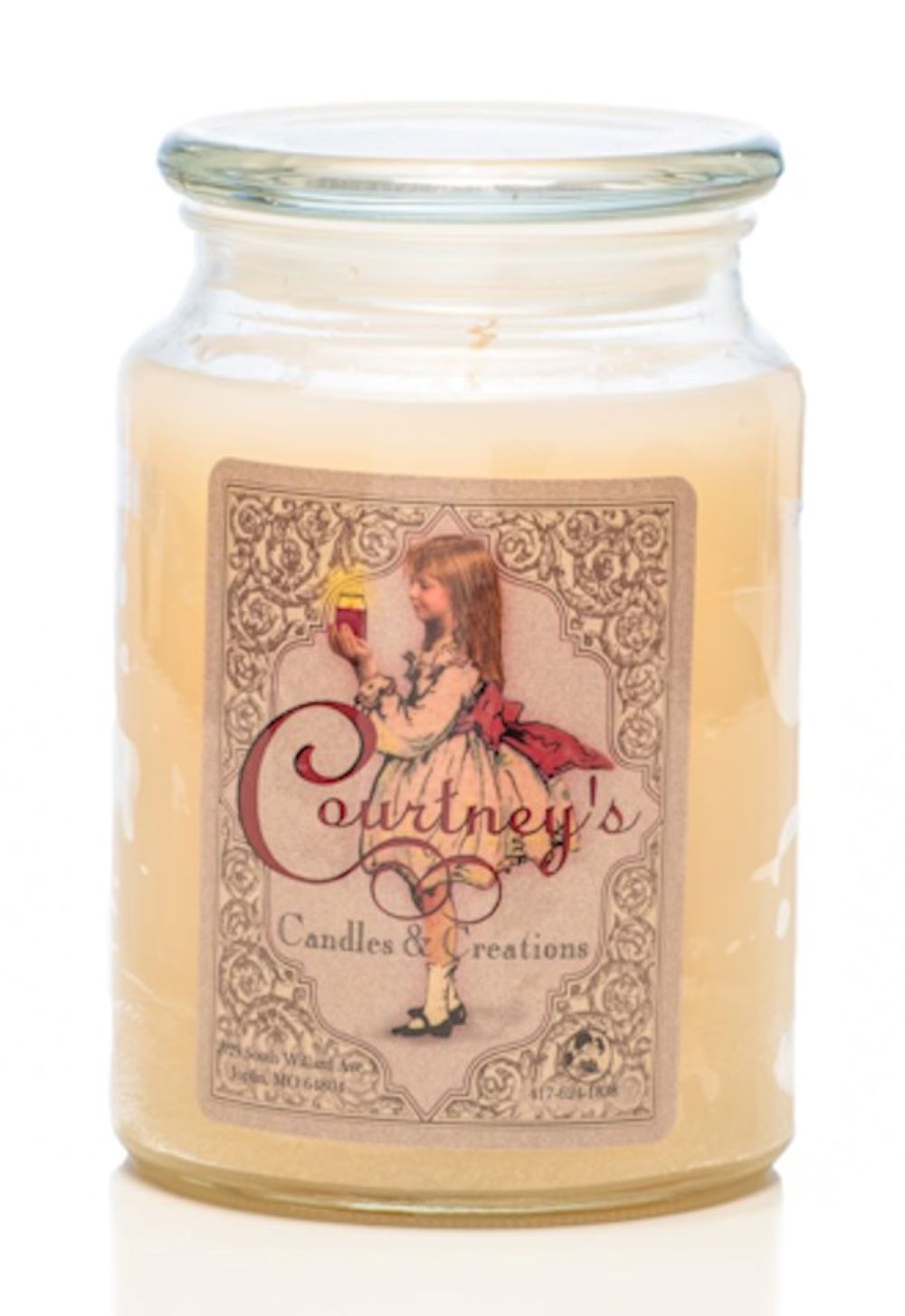 Cashmere Bergamot - Courtneys Candles Maximum Scented 26oz Jar Candle