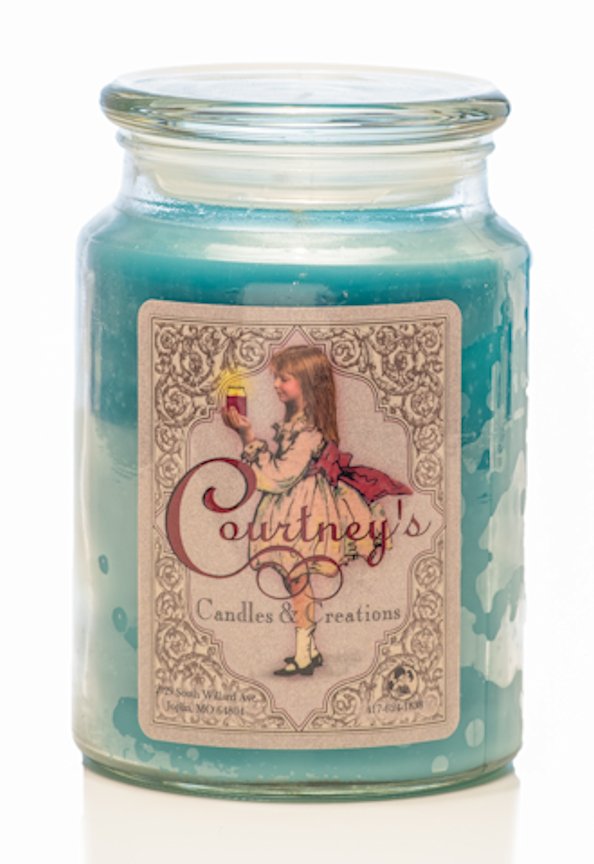 Ocean Breezes - Courtneys Candles Maximum Scented 26oz Large Jar Candle
