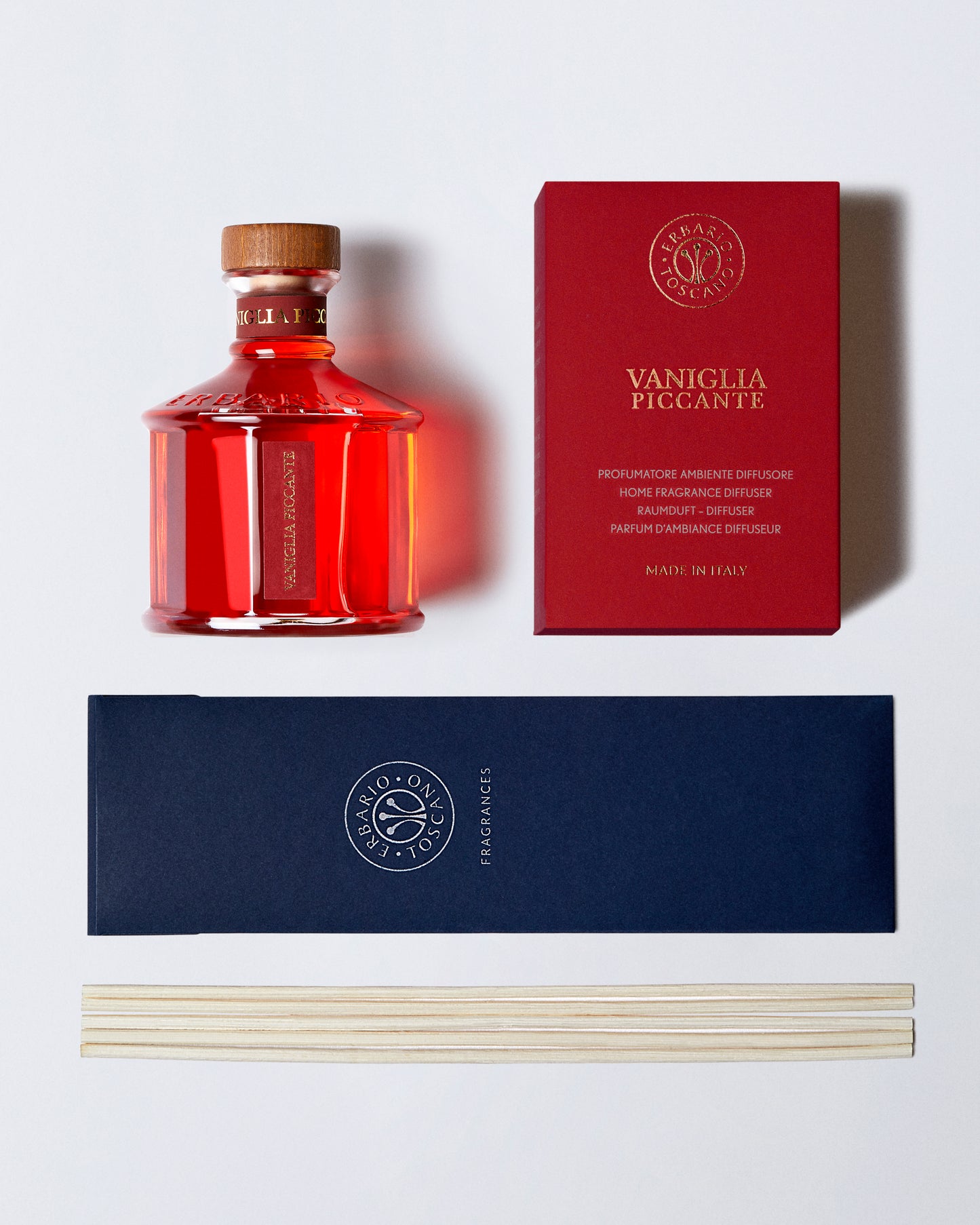 SPICY VANILLA Vaniglia Piccante Erbario Tuscano 500 ml Reed Diffuser