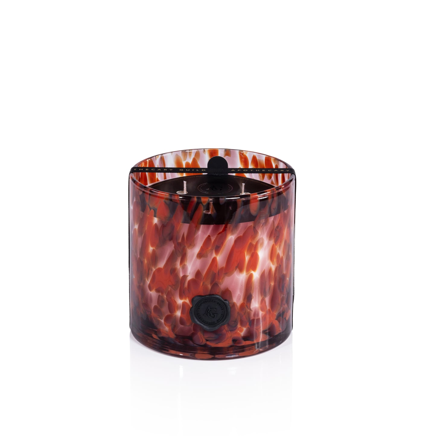 CARDAMOM NEGRONI Zodax Apothecary Guild Opal Glass 3-Wick 50 oz Scented Jar Candle