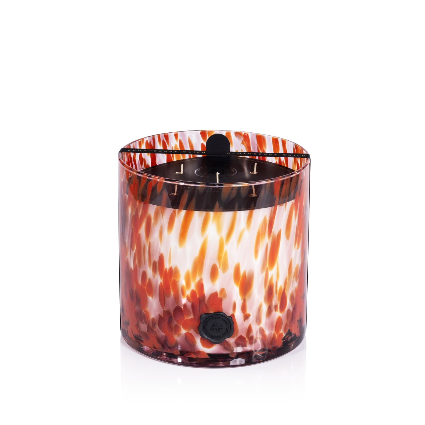 CARDAMOM NEGRONI Zodax Apothecary Guild Opal Glass 5-Wick 128 oz Scented Jar Candle