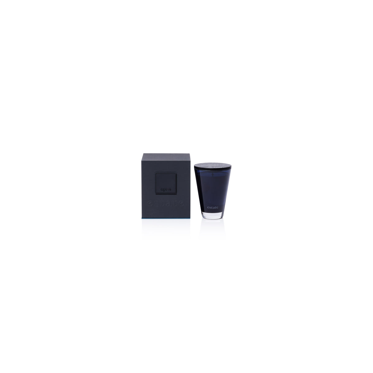 AGAVE Zodax Estate 10 oz Scented Jar Candle - Navy Blue