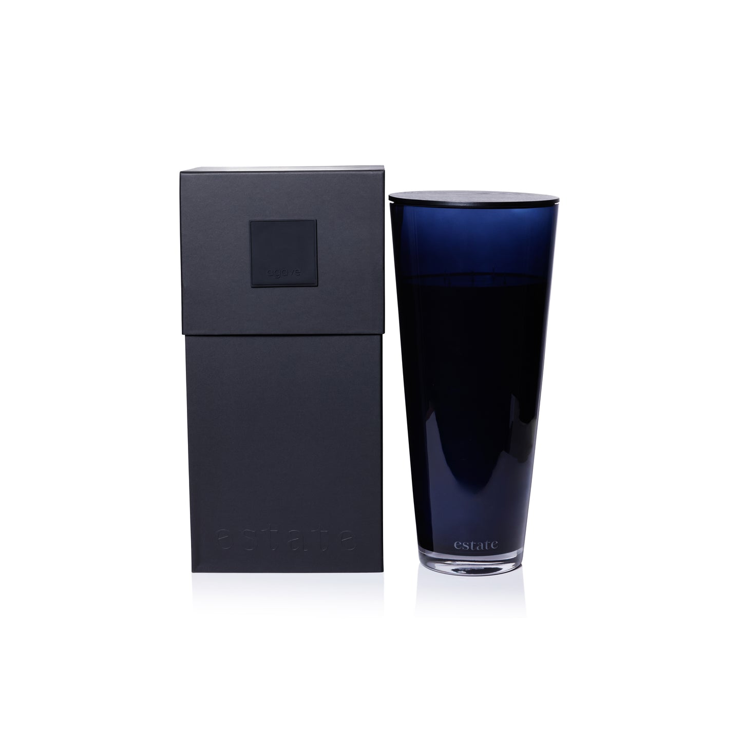 AGAVE Zodax Estate 288 oz Scented Jar Candle - Navy Blue