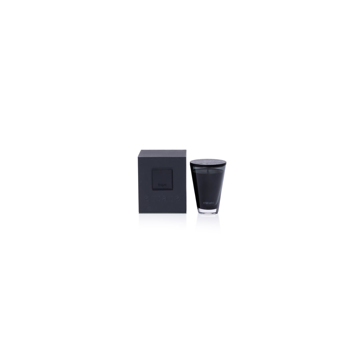 THORN Zodax Estate 10 oz Scented Jar Candle - Smoke