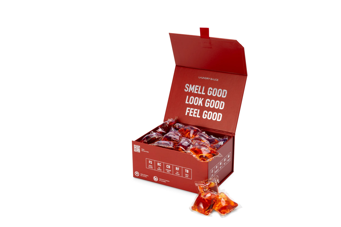 Liquid Laundry Detergent Pods French Saffron 30 Count