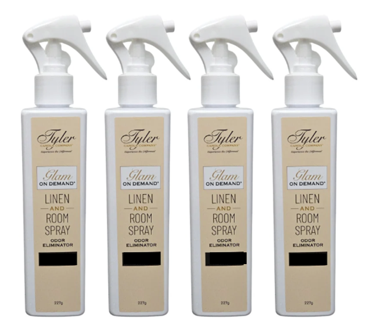 BLESS YOUR HEART Glam on Demand - Room or Linen Spray by Tyler Candles - 8oz (PACK OF 4)