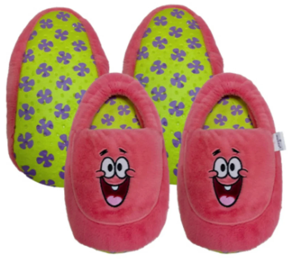 Patrick Warmies Cozy Plush Heatable Lavender Scented Slippers