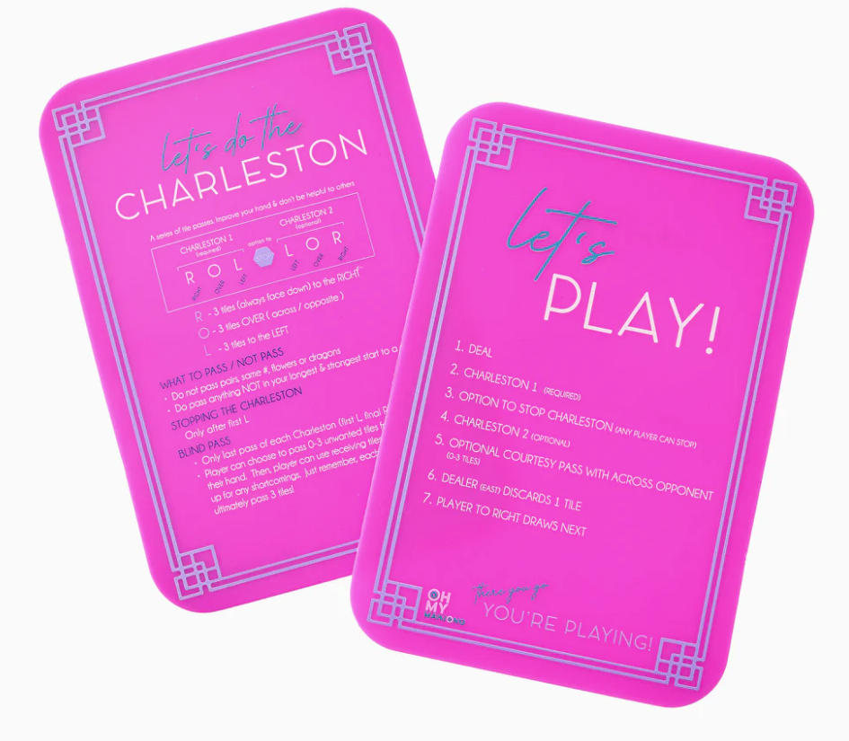 Pink Mahjong Tile Shufflers