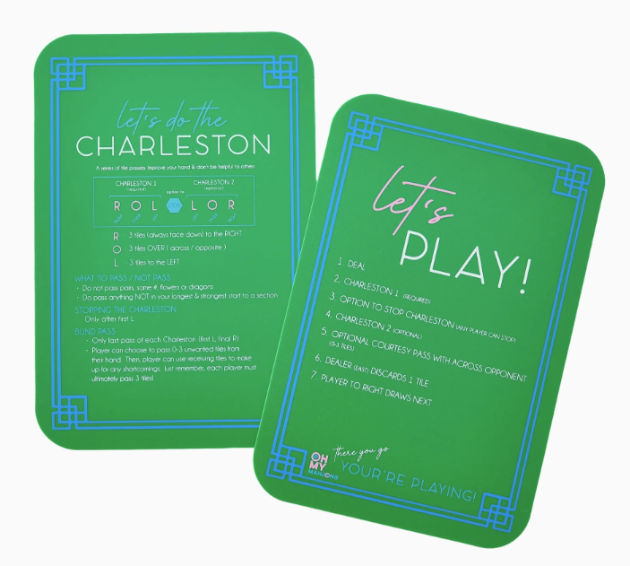 Green Mahjong Tile Shufflers