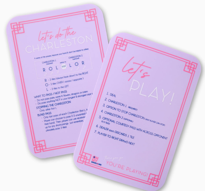 Lilac Mahjong Tile Shufflers