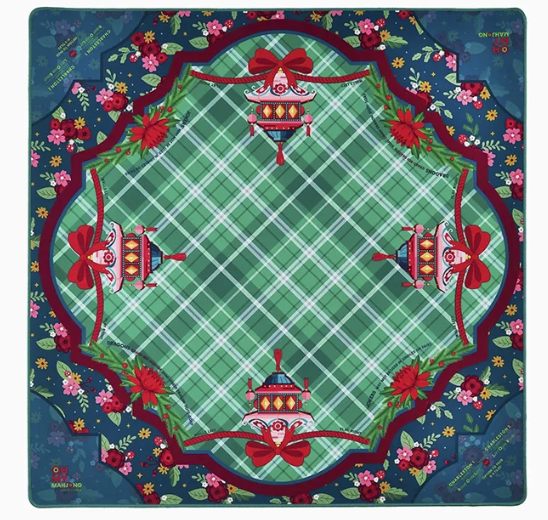 Yule Tide Mat - Oh My Mahjong