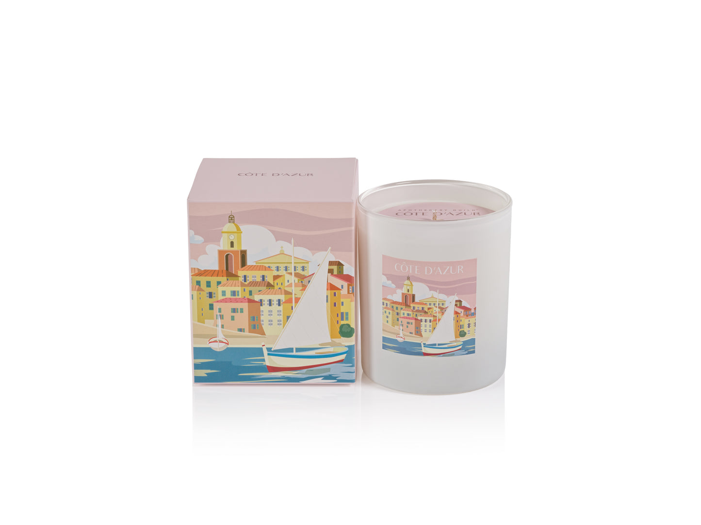 SAINT TROPEZ I Zodax Cote d Azur Scented Jar Candle - 7.5 oz