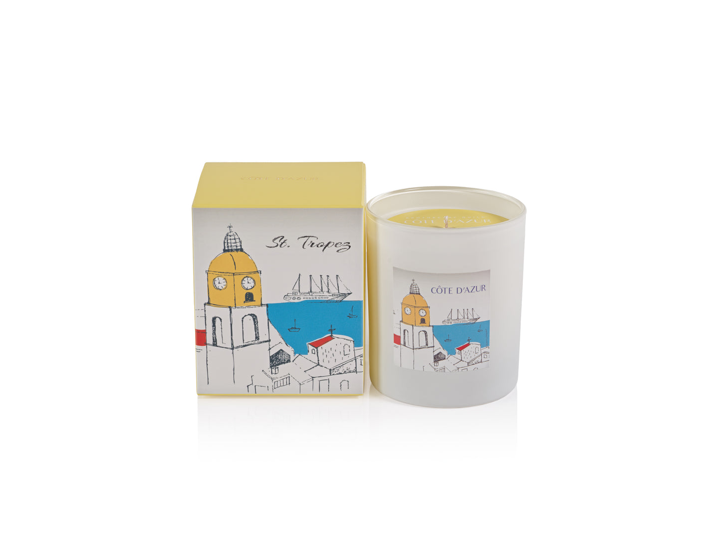SAINT TROPEZ II Zodax Cote d Azur Scented Jar Candle - 7.5 oz