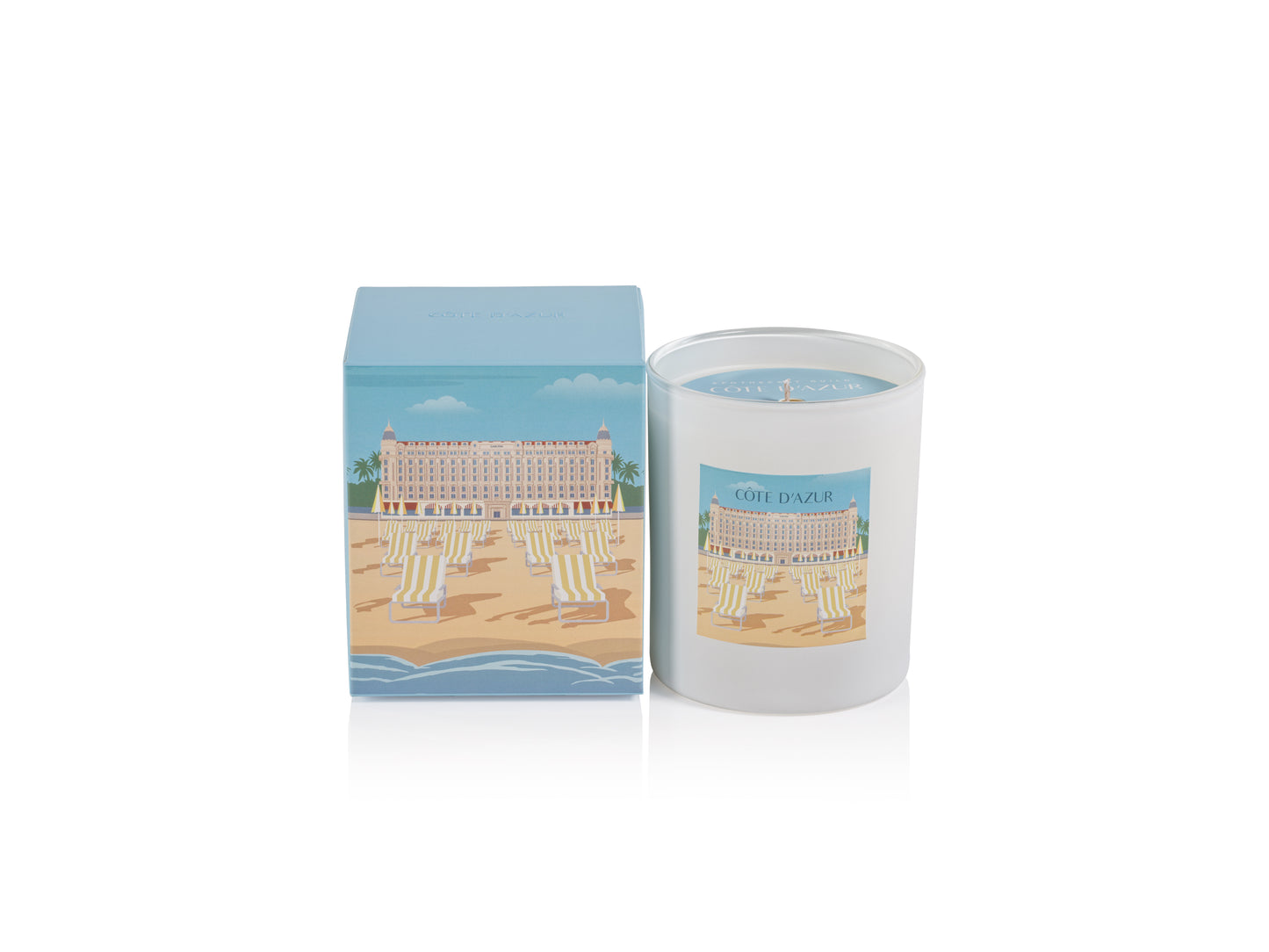 CARLTON Zodax Cote d Azur Scented Jar Candle - 7.5 oz