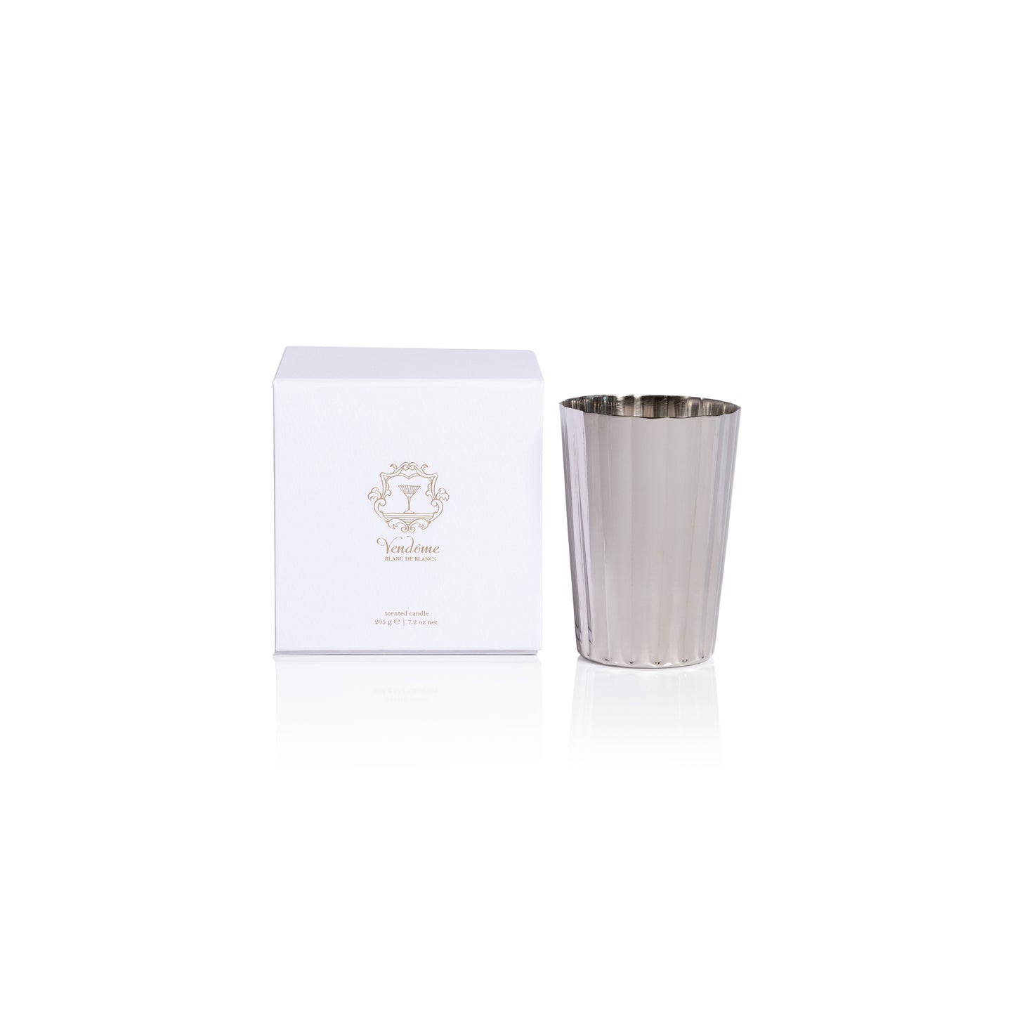 BLANC de BLANCS Zodax Vendome Scented Candle Tumbler 35 Hours - 7 oz