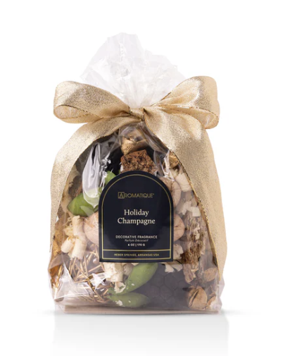 HOLIDAY CHAMPAGNE Aromatique Potpourri Decorative Fragrance Standard Bag 6 Ounce