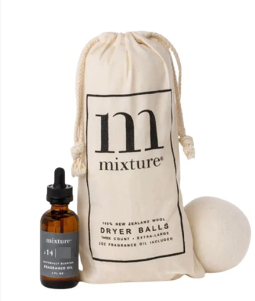 SPRUCE Mixture Wool Dryer Balls 3 Pack with 2 oz Scented Oil