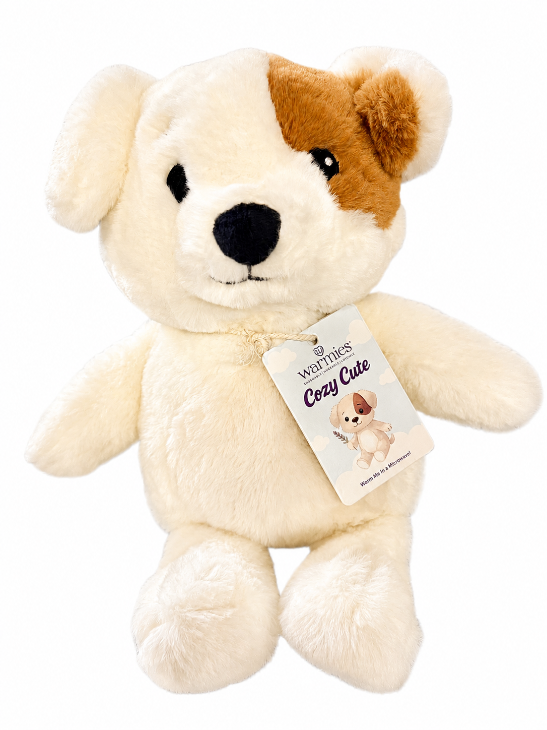 Cute Puppy Warmies Cozy Plush Heatable Lavender Scented Stuffed Animal