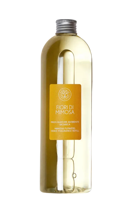 MIMOSA FLOWERS - REFILL - 1 LITER - Fiori di Mimosa Erbario Toscano Reed Diffuser