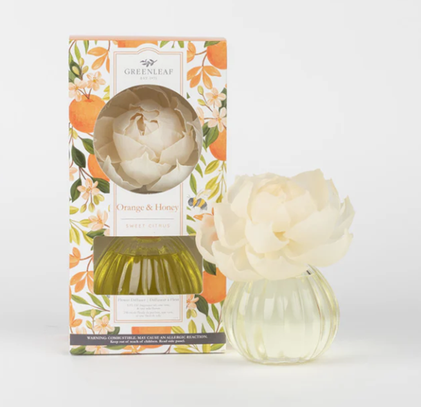 ORANGE and HONEY Greenleaf Flower Diffuser