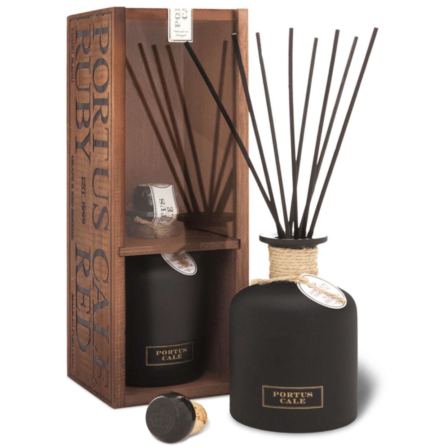 RUBY RED Portus Cale 8 oz Fragrance Reed Diffuser