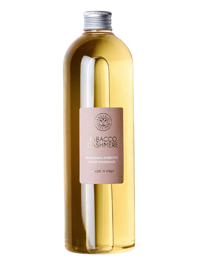 TABACCO CASHMERE - REFILL - 1 LITER - Erbario Tuscano Reed Diffuser