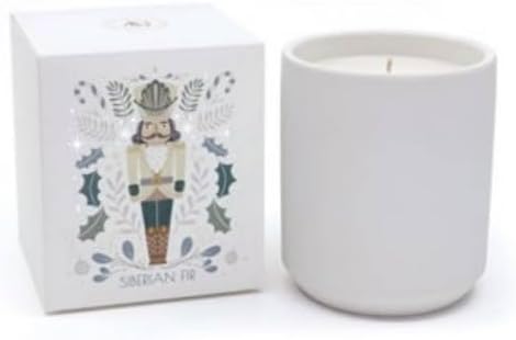 Siberian FIR Zodax Nutcracker Scented Jar Candle - 10 oz