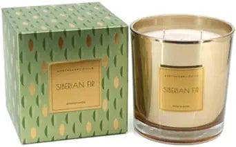 SIBERIAN FIR Zodax Apothecary Guild Large Boxed Scented Jar Candle - 19 oz