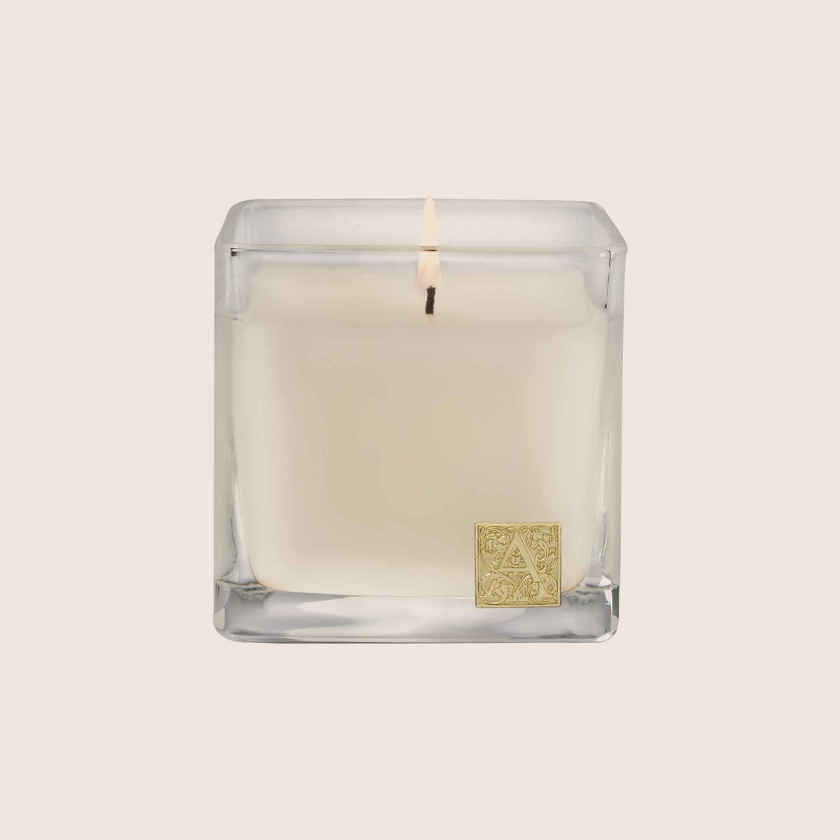 BOURBON BERGAMOT Aromatique Cube 12 oz Glass Scented Jar Candle