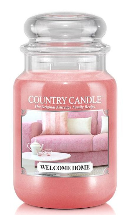 WELCOME HOME Country Candle Large 23oz 2-Wick Scented Jar Candle