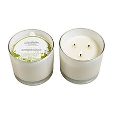 CITRONELLA MARIGOLD Hillhouse Naturals 20 oz 3-Wick Glass Scented Jar Candle
