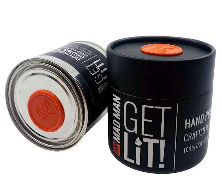 CARBON Mad Man Hand Poured 11 oz Scented Candle