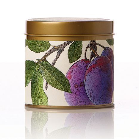 WILD PLUM and CANNABIS Rosy Rings Botanical 8 oz Signature Tin Jar Candle