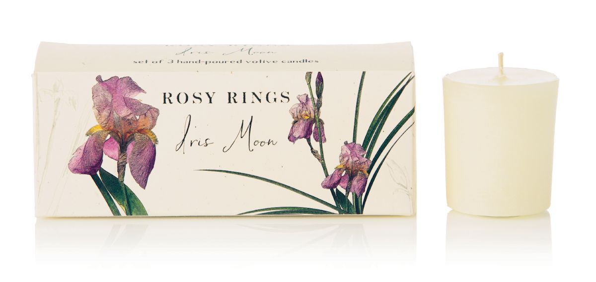 IRIS MOON Rosy Rings 3-Piece Scented Votive Candle Gift Set