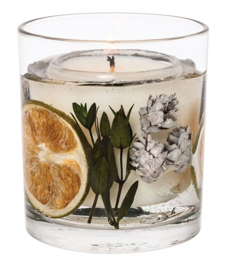 Eucalyptus Lime Stoneglow Botanics Natural Wax Tumbler Refillable Scented Jar Candle