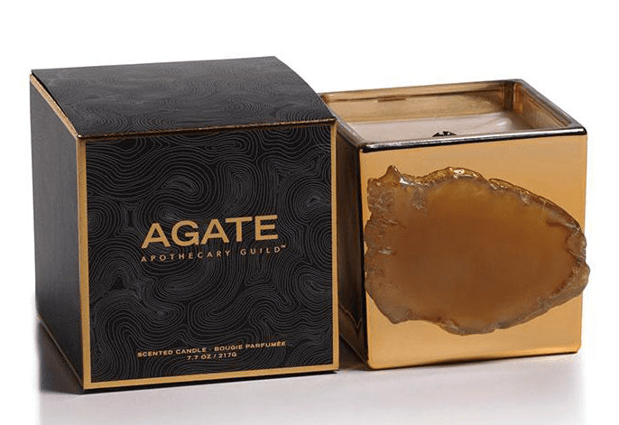 WOOD ASH ZODAX Agate 8 oz Scented Jar Candle