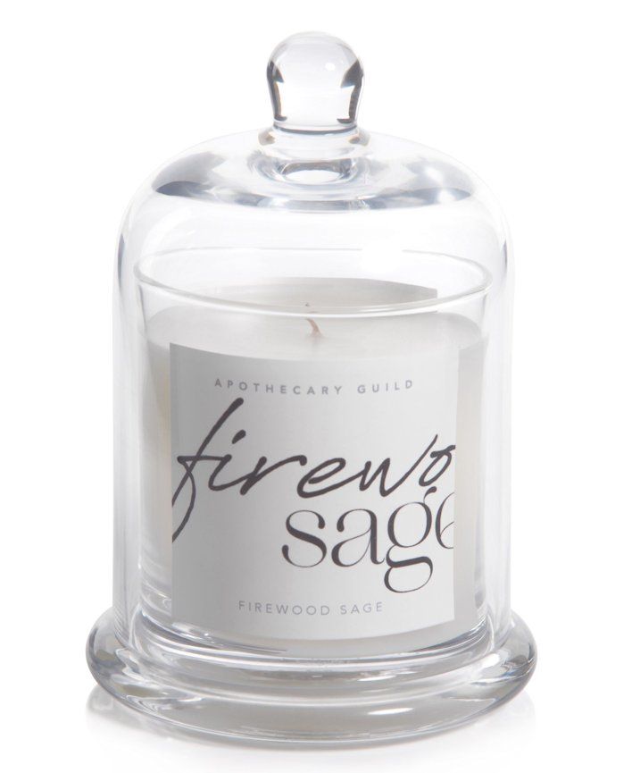 Firewood Sage Zodax Apothecary Guild 10 Ounce Scented Jar Candle with Dome