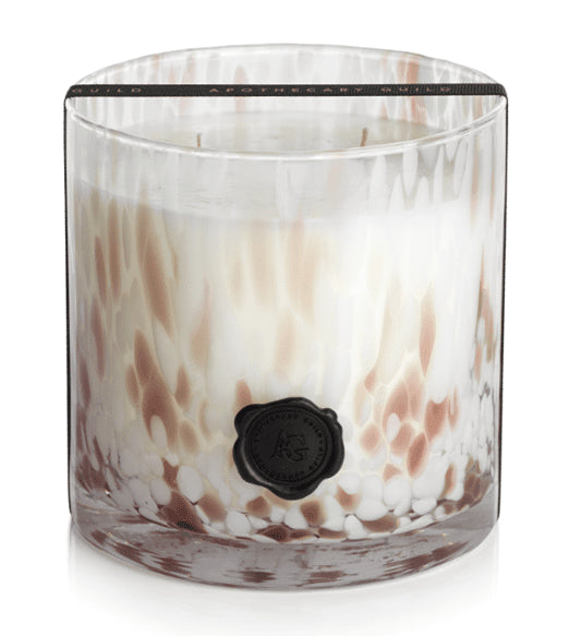 RIO DE JANERIO Zodax Apothecary Guild Opal Glass 3 Wick Scented Jar Candle - 50 oz