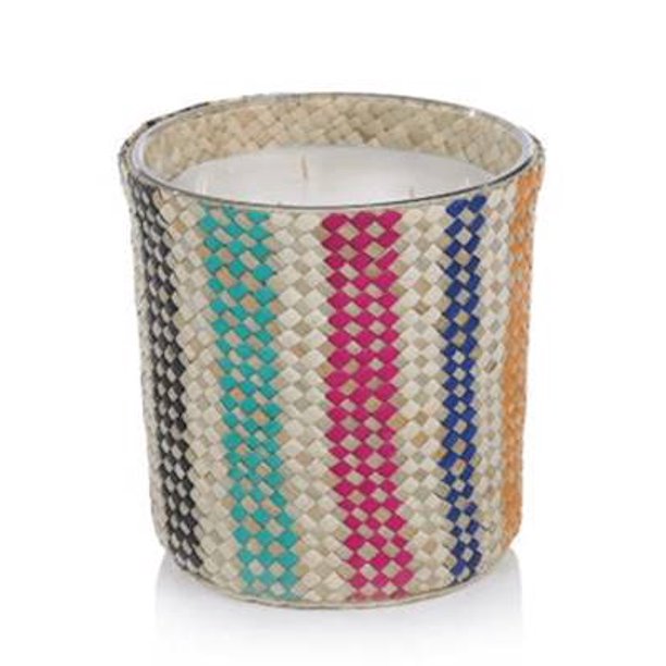 RIO DE JANERIO - MIA Zodax Scented Jar Candle Vertical Rainbow - 18.5 oz