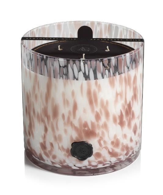 RIO DE JANEIRO Zodax Apothecary Guild Opal Glass Large 5-Wick Scented Jar Candle - 128 oz