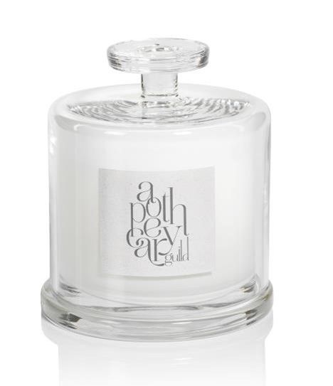 GARDENIA Zodax Apothecary Guild Large Scented Jar Candle with Cloche - 36 oz