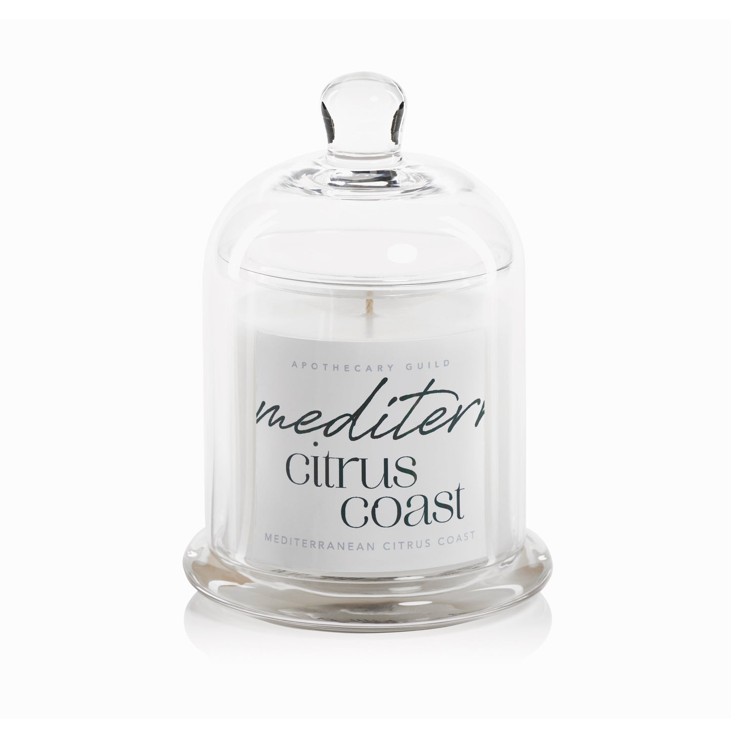 MEDITERRANEAN CITRUS COAST Zodax Apothecary Guild 10 oz Dome Jar Scented Candle