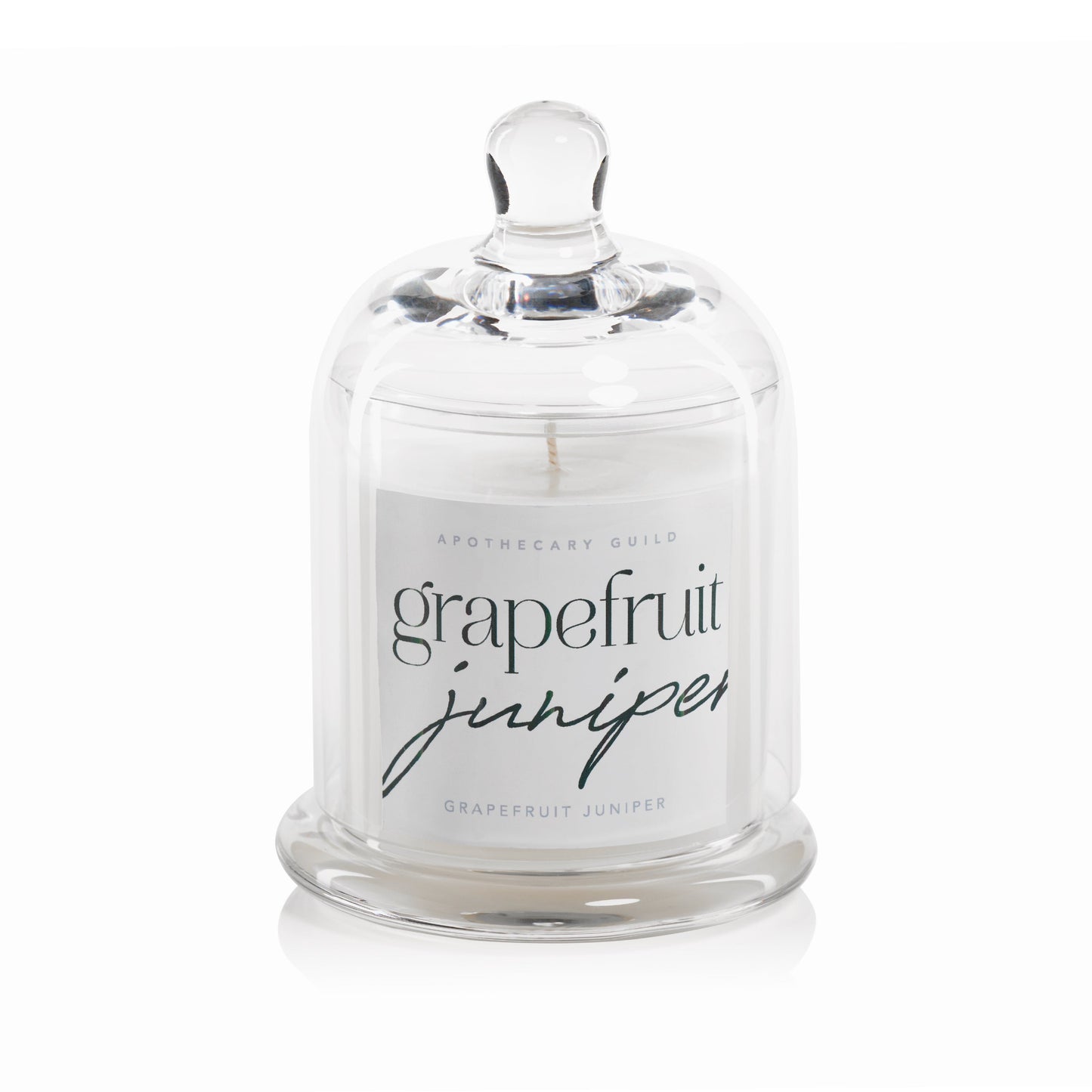 GRAPEFRUIT JUNIPER Zodax Apothecary Guild 10 oz Dome Jar Scented Candle