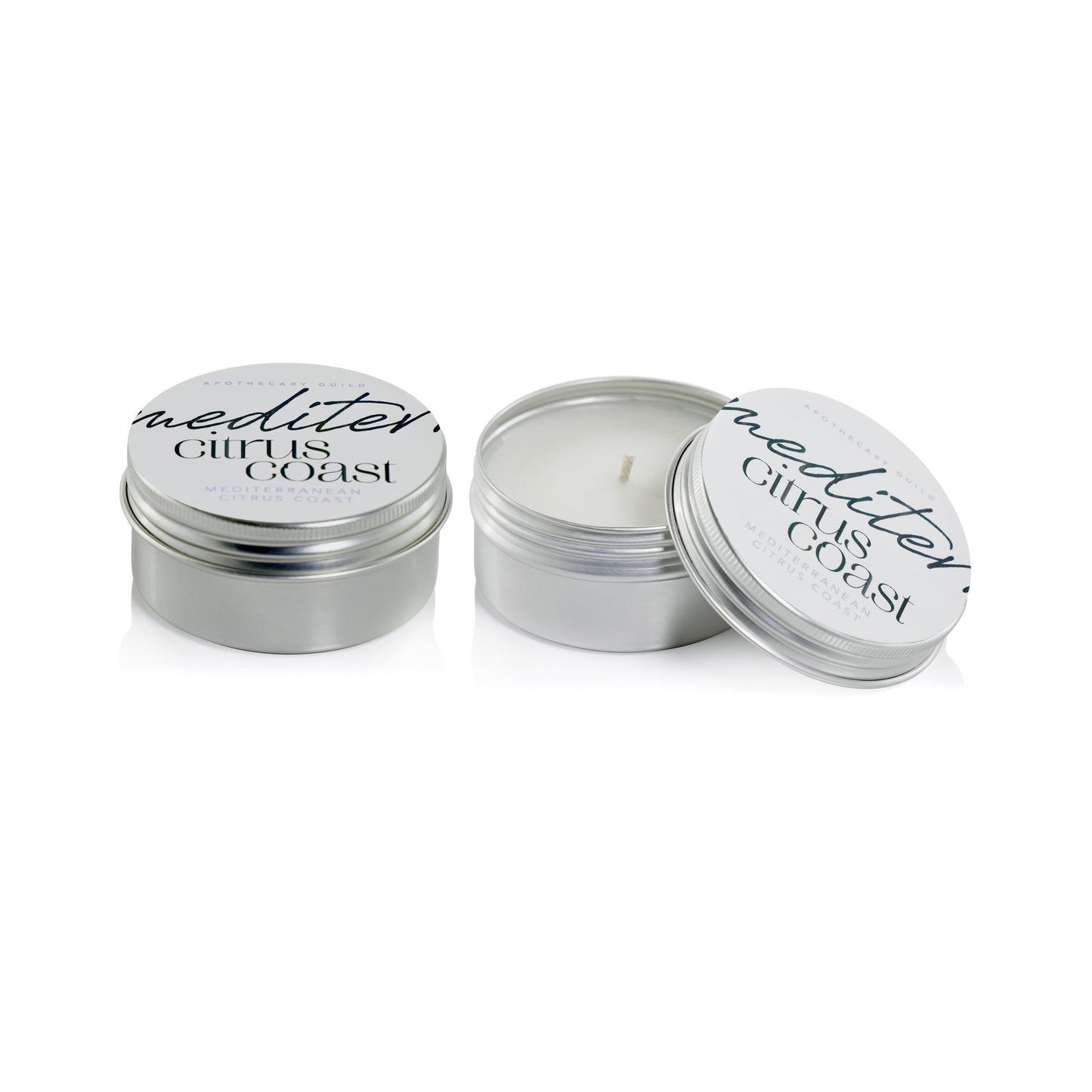 MEDITERRANEAN CITRUS COAST Zodax Apothecary Guild Scented Tin Candle