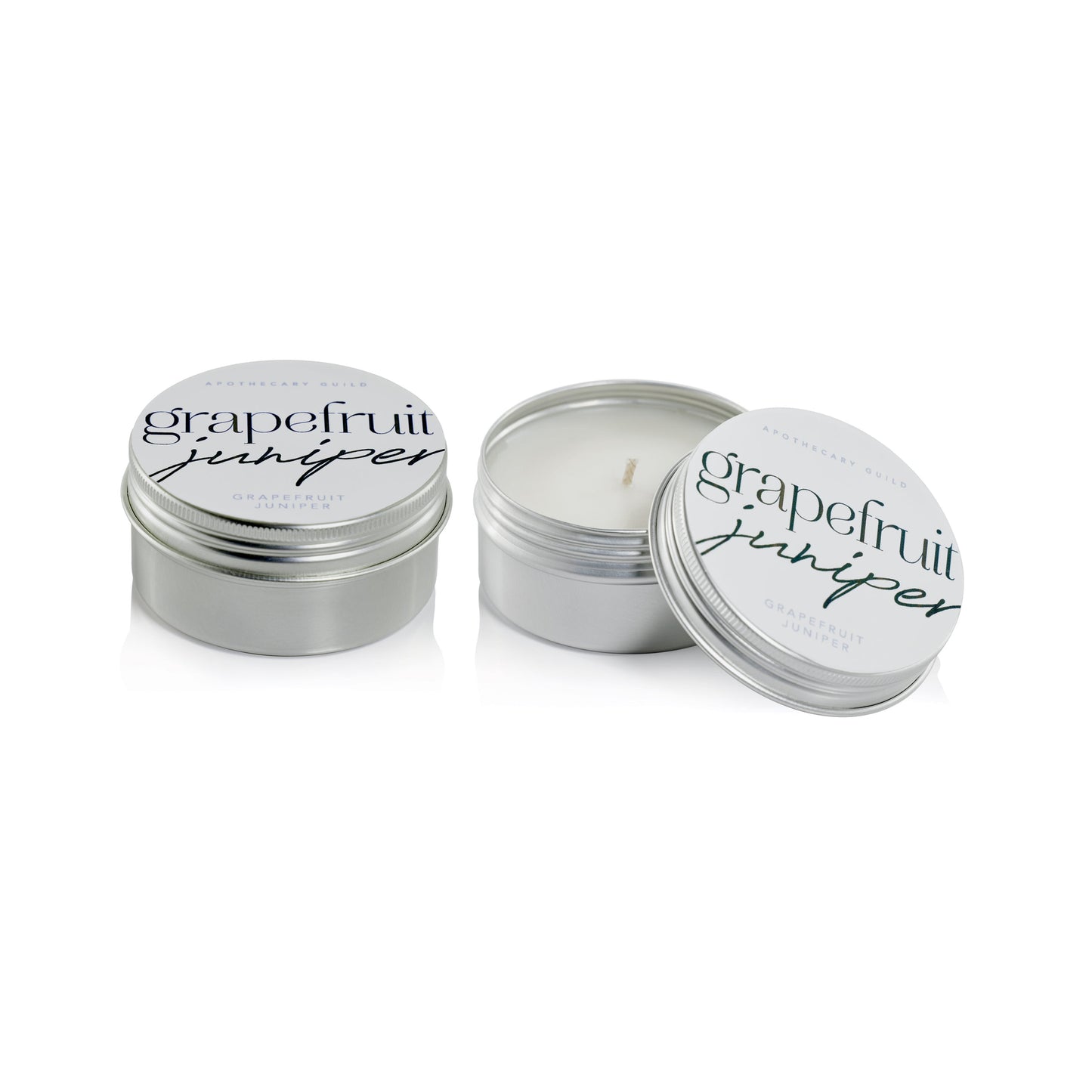 GRAPEFRUIT JUNIPER Zodax Apothecary Guild Scented Tin Candle