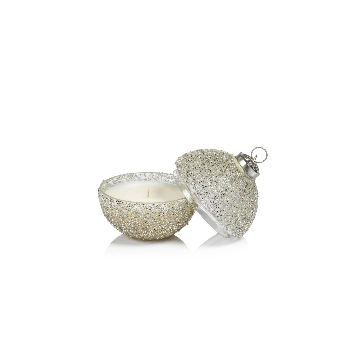 SIBERIAN FIR - SILVER GLITTER Zodax 3.5 in Scented Candle