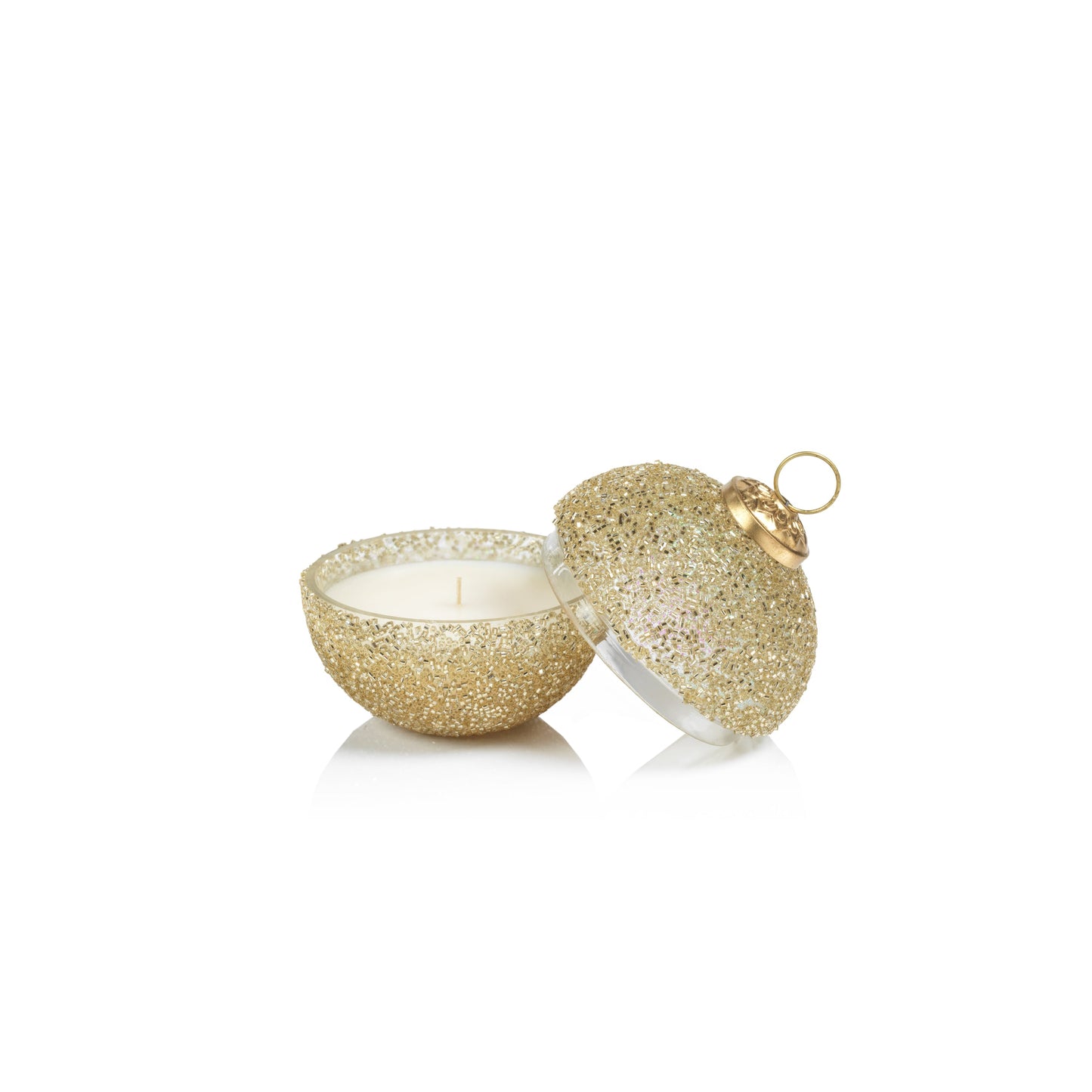 SIBERIAN FIR - GOLD GLITTER Zodax 3.5 in Scented Candle